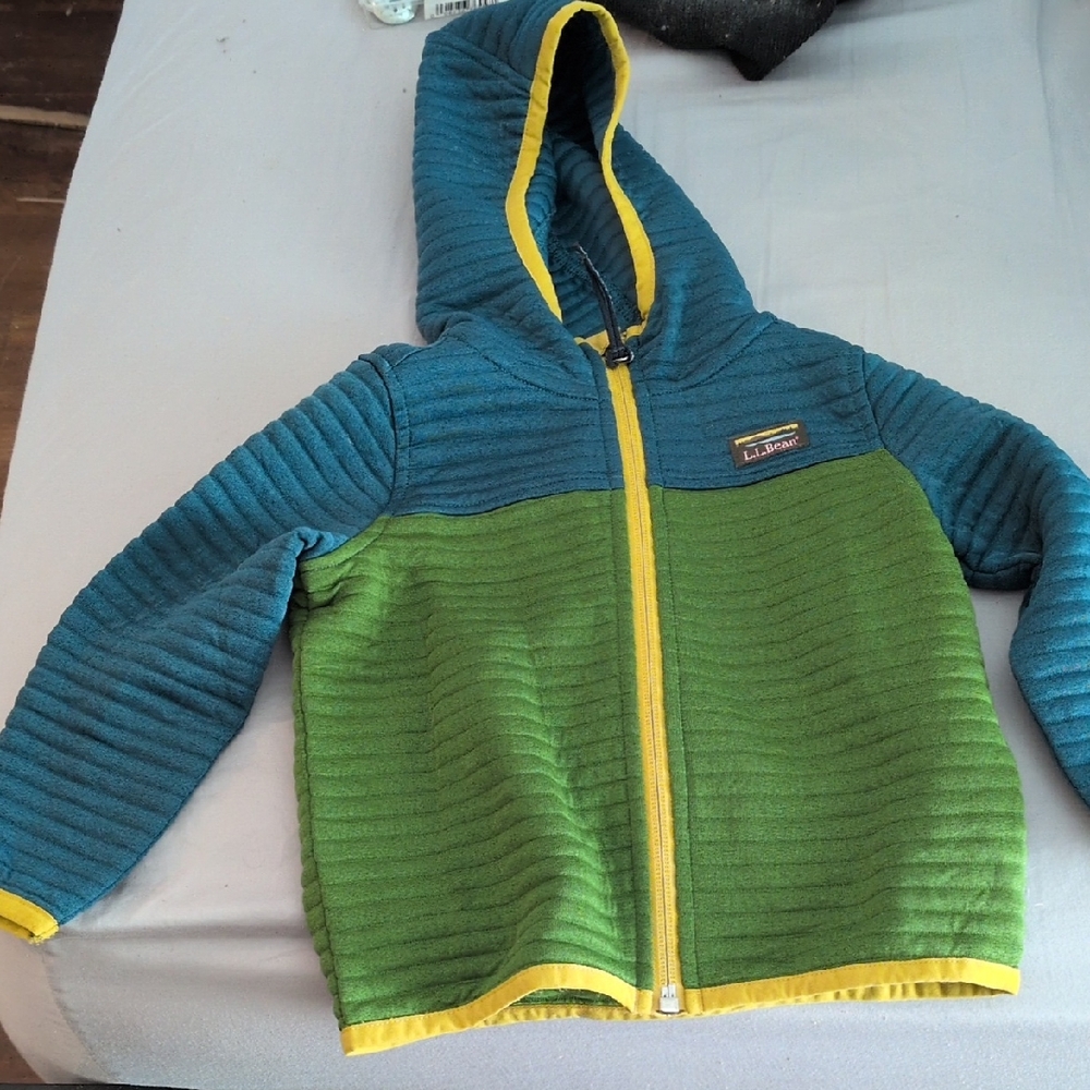 L.L. Bean 2T Jacket Green Blue